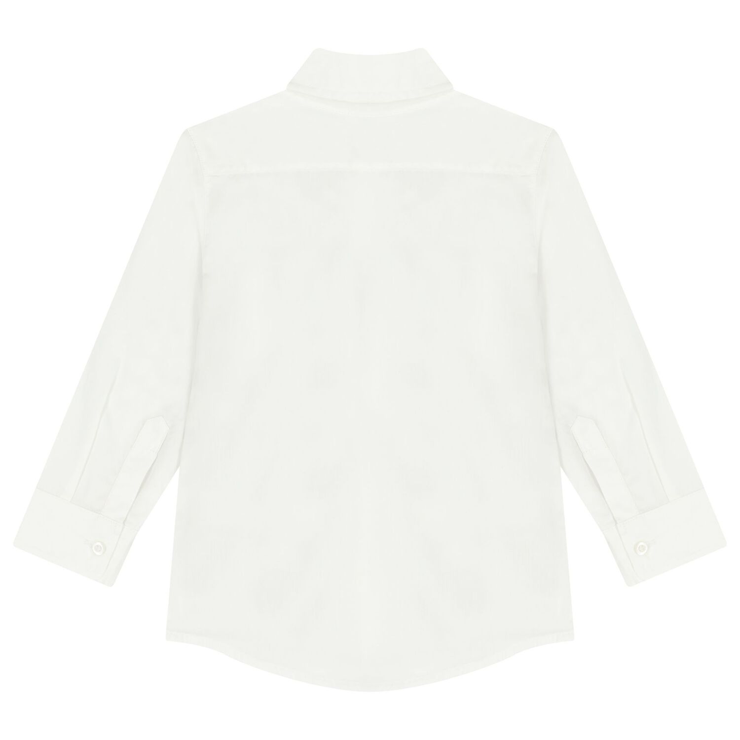 قميص أبيض بشعار للأولاد, 1, hi-res