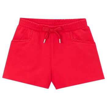 Girls Red Shorts