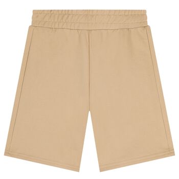 Boys Beige Logo Shorts