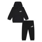Younger Boys Black Logo Tracksuit, 1, hi-res