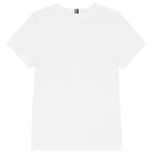 Boys White Logo T-Shirt, 3, hi-res