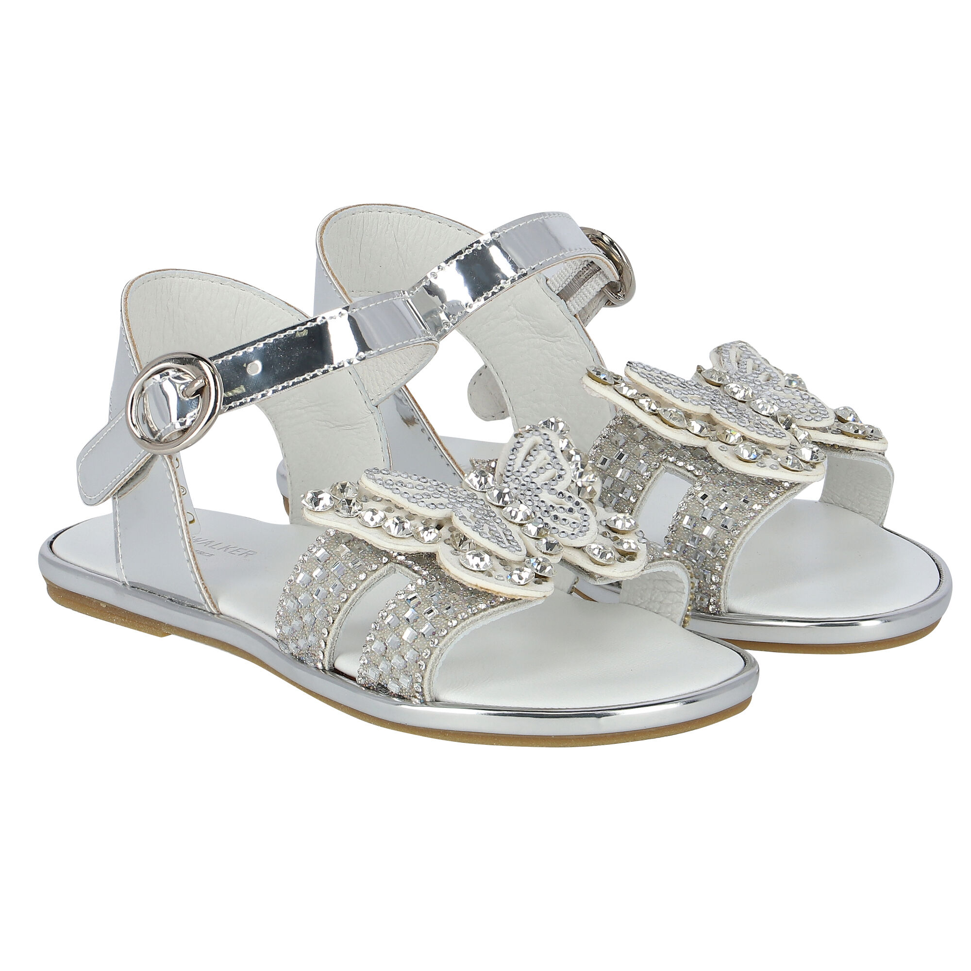 Silver sandals shop baby girl