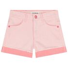 Girls Pink Sequin Shorts, 1, hi-res