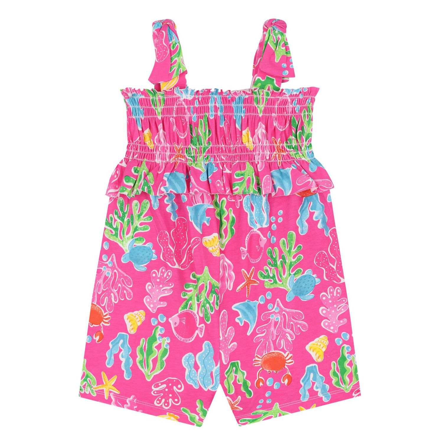 بدلة لعب للبنات الصغار باللون الوردي المرجاني, 1, hi-res image number null