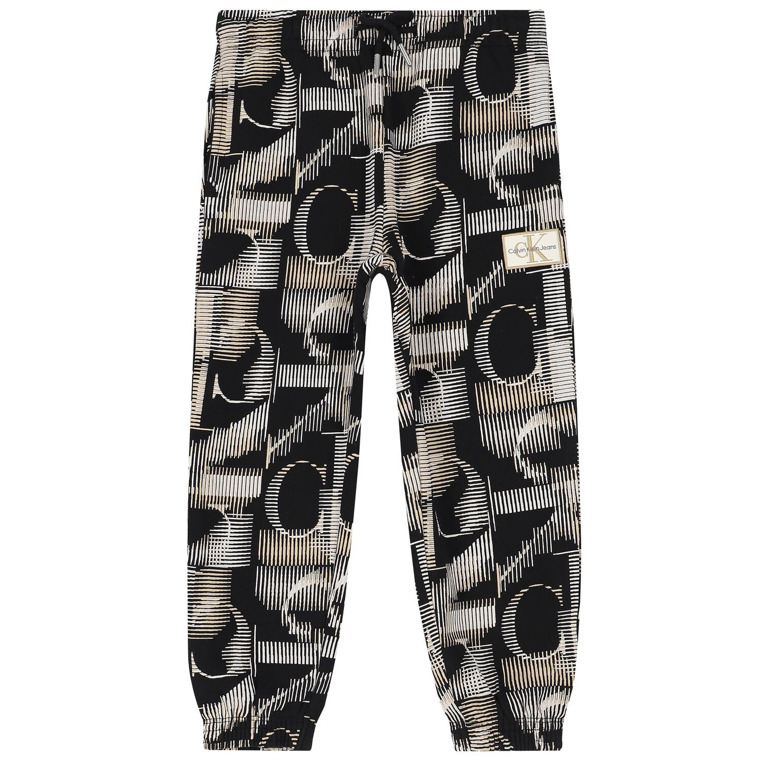 Boys Black Logo Joggers, 1, hi-res