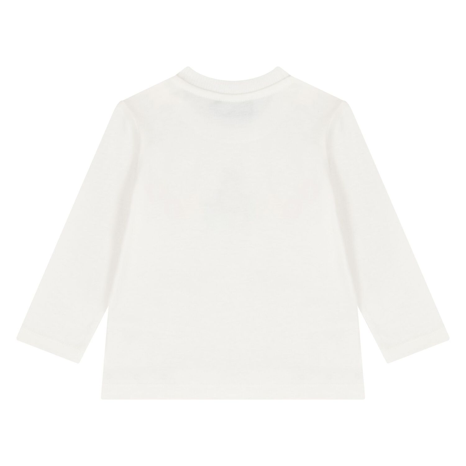 توب بأكمام طويلة بشعار تيدي بير باللون العاج للأطفال, 1, hi-res image number null