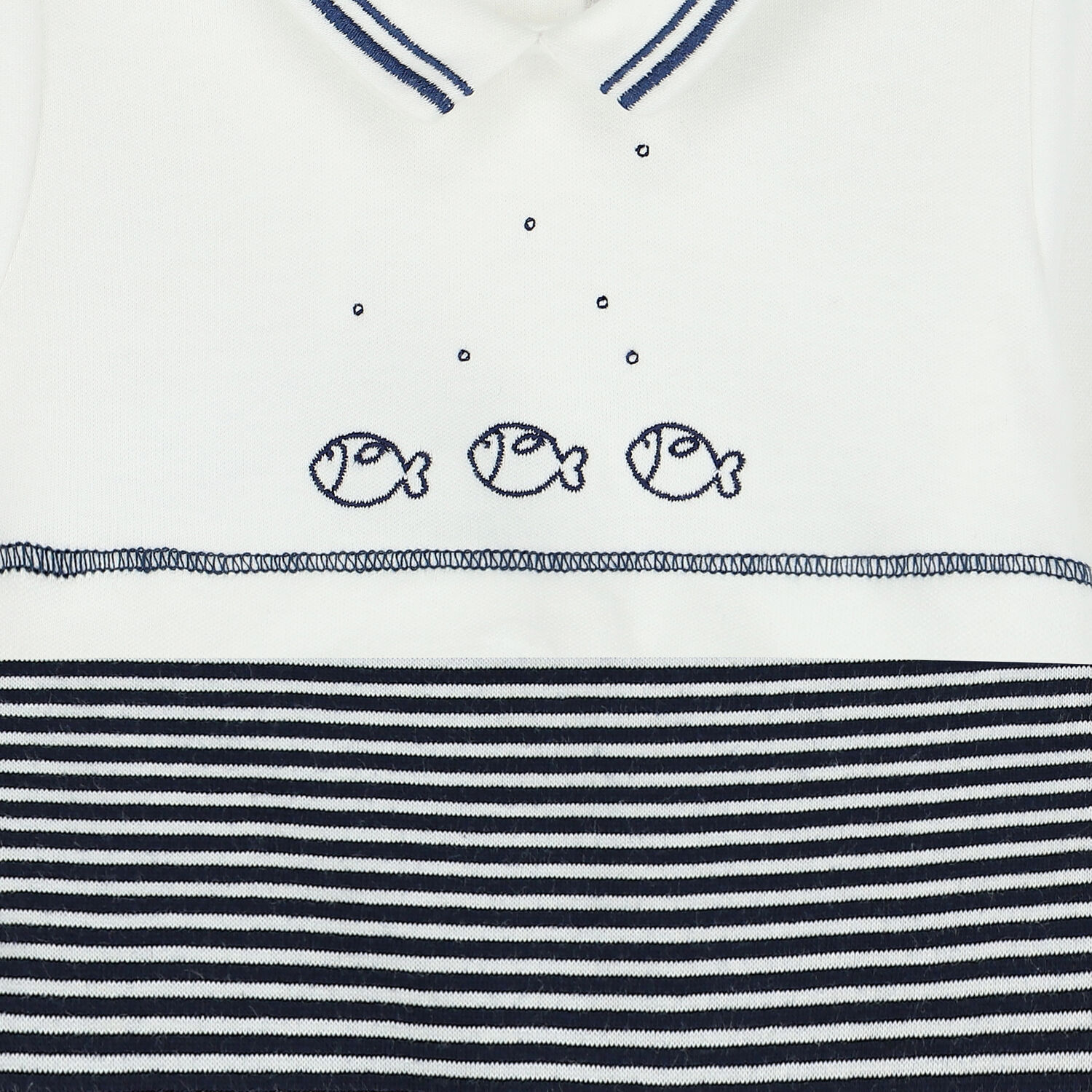 افرول مخطط باللون الابيض و الازرق للاولاد , 1, hi-res