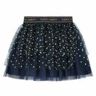 Girls Navy Tulle Skirt, 1, hi-res