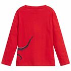 Paul Smith Junior Boys Red Long Sleeve Top