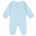 Baby Boys Blue Logo Babygrow, 2, hi-res