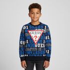 سويتشيرت أولاد بالشعار باللون الكحلي, 3, hi-res