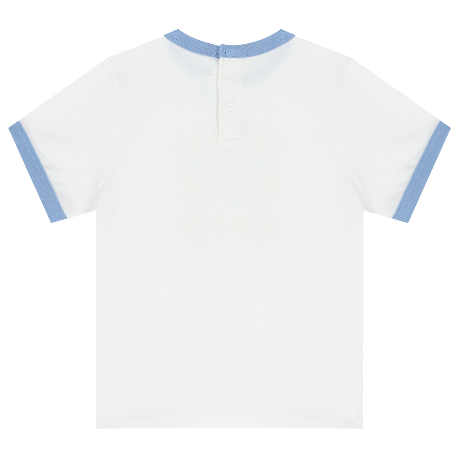 Younger Boys White Logo T-Shirt, 1, hi-res