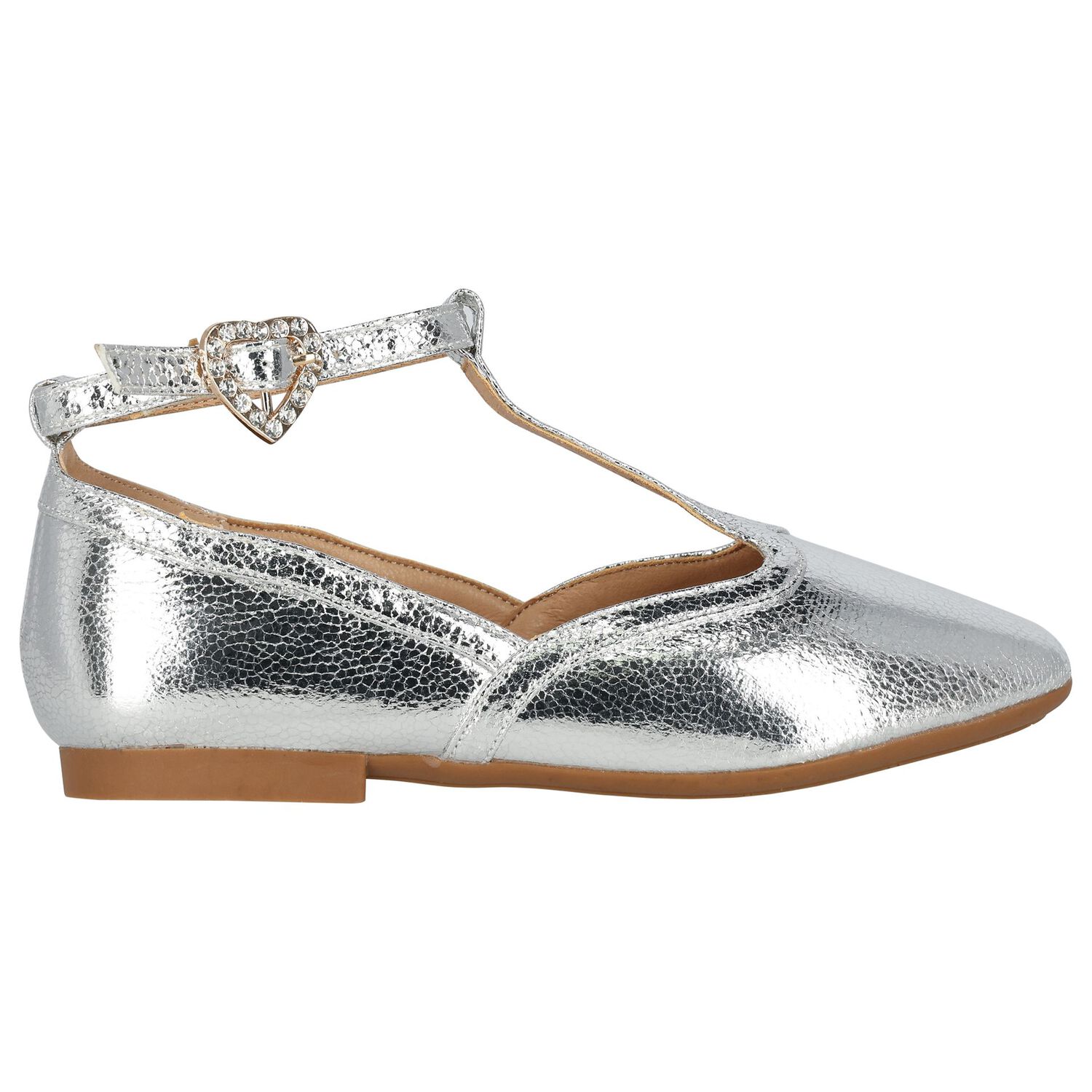 Girls Silver Shoes, 2, hi-res image number null