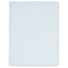 Baby Boys Blue Teddy Bear Ruffled Blanket , 1, hi-res