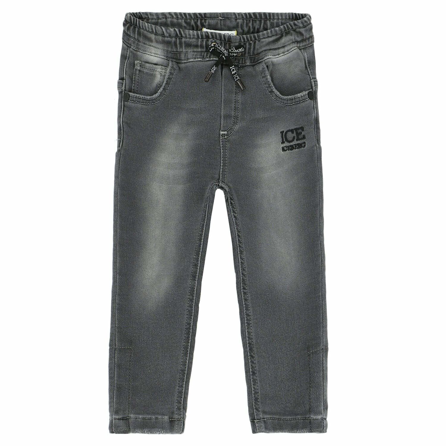 Younger Boys Black Logo Jeans, 1, hi-res image number null