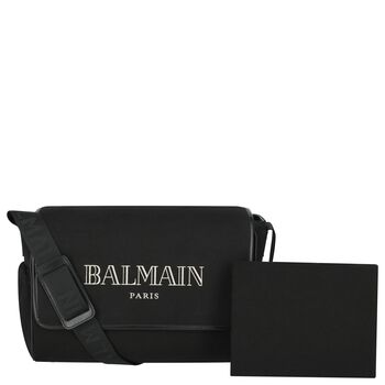 Black Logo Baby Changing Bag