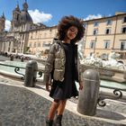 جاكيت منفوخ قابل للعكس باللونين الأسود والفضي للبنات, 1, hi-res