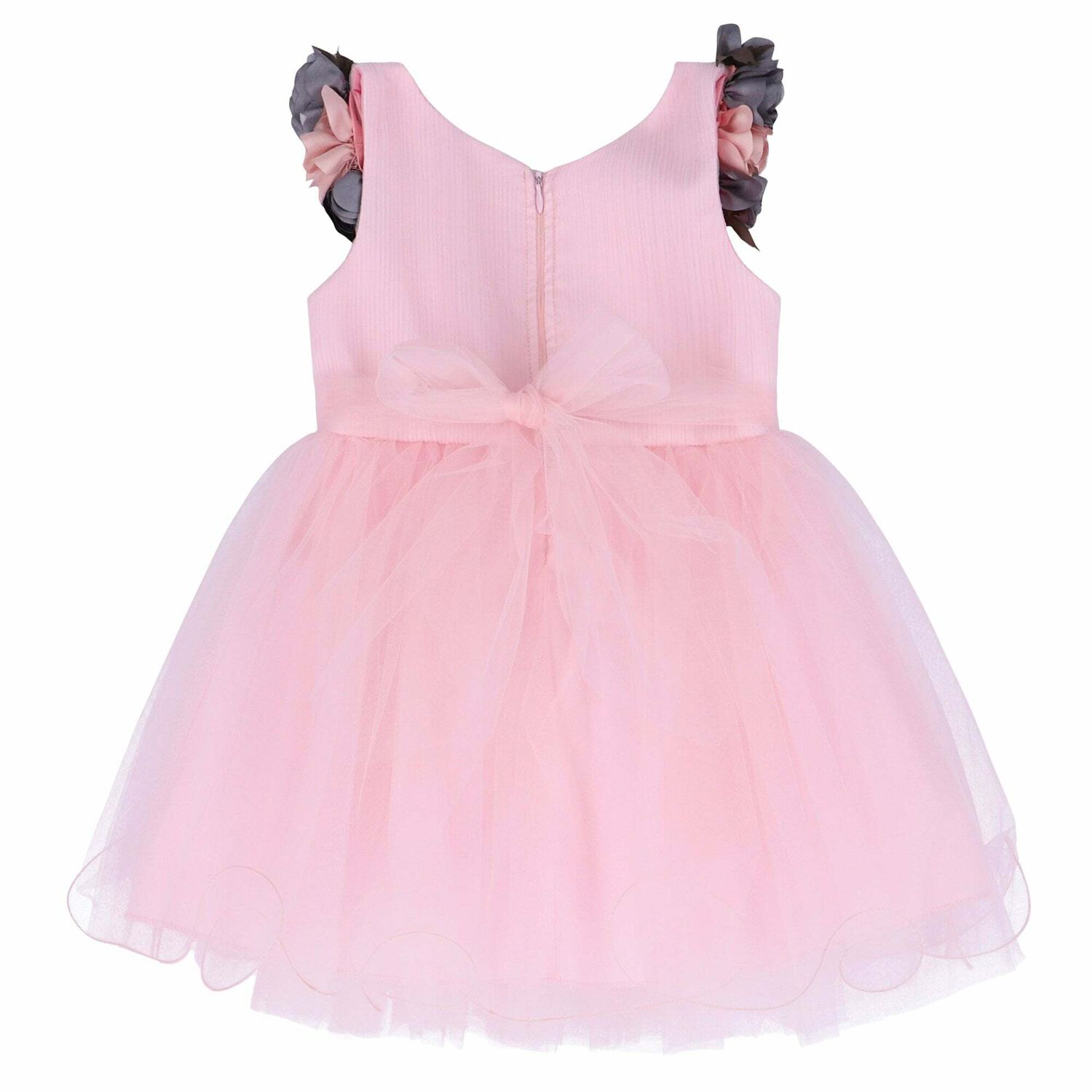 Girls Pink Sleeveless Dress, 1, hi-res image number null