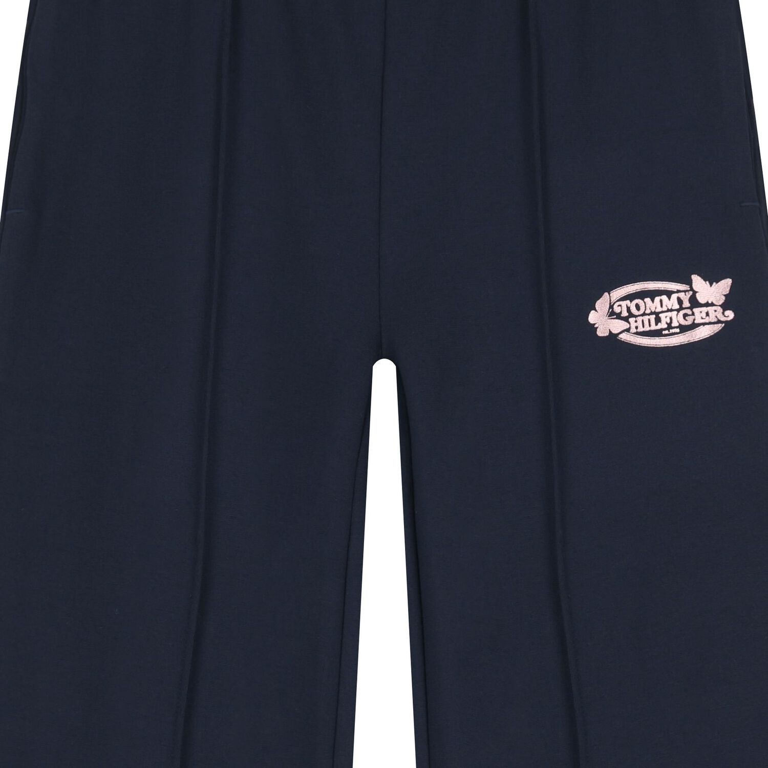 Girls Navy Blue Logo Trousers, 1, hi-res image number null