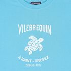 تي شيرت اولاد بطبعة السلحفاة باللون الارزق, 2, hi-res