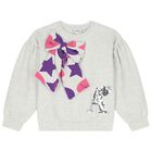 Girls Grey Logo Bow Legging Set, 1, hi-res