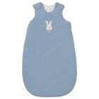 Baby Boys Blue Bunny Sleeping Bag, 1, hi-res