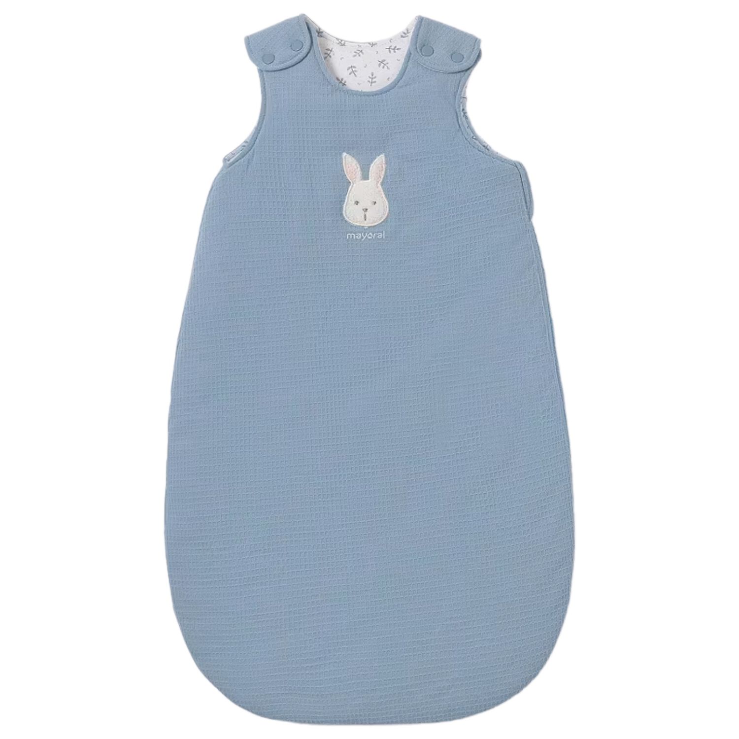 Baby Boys Blue Bunny Sleeping Bag, 1, hi-res
