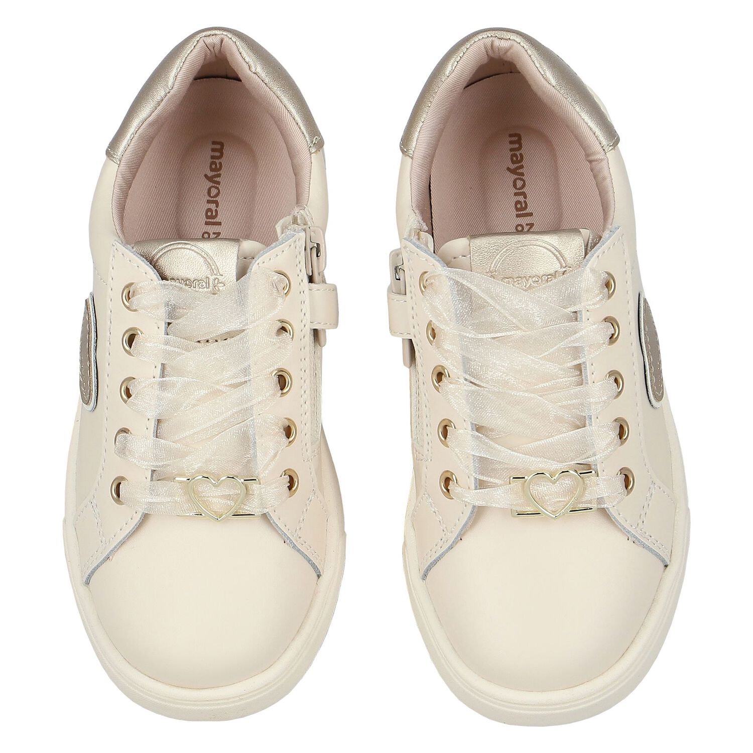 حذاء بنات رياضي باللون العاجي, 1, hi-res image number null