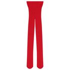 جوارب جاكار طويله للبنات مطرزه باللون الاحمر  , 1, hi-res