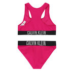 Girls Pink Bralette Bikini, 2, hi-res