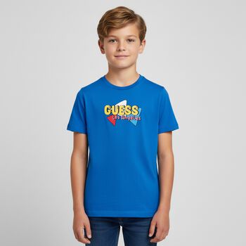 Boys Blue Logo T-Shirt
