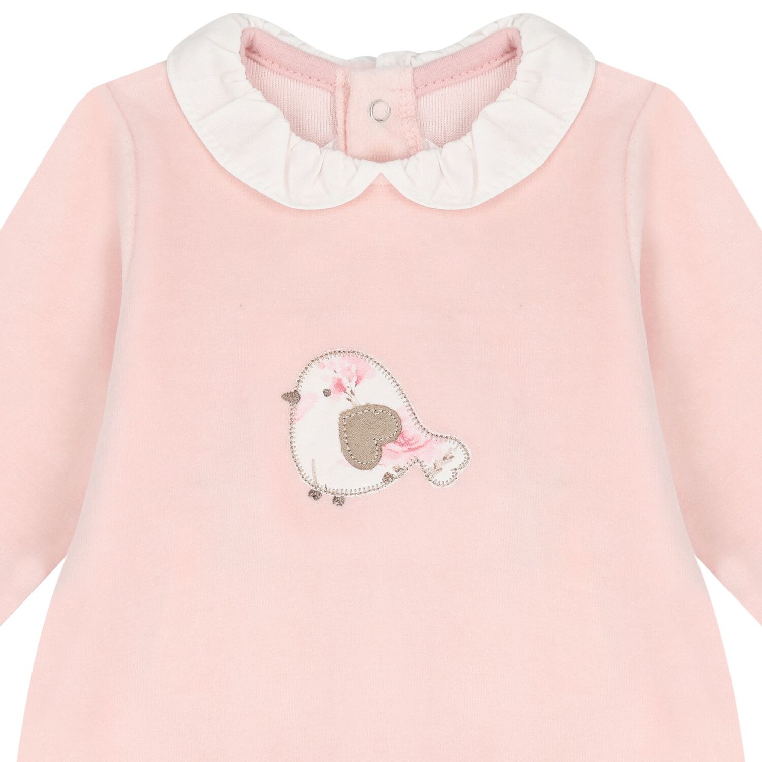   أفرول بنات  باللون العاجي والوردي ( قطعتان), 1, hi-res