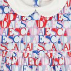 Younger Girls Multi-Coloured Logo Dress, 1, hi-res