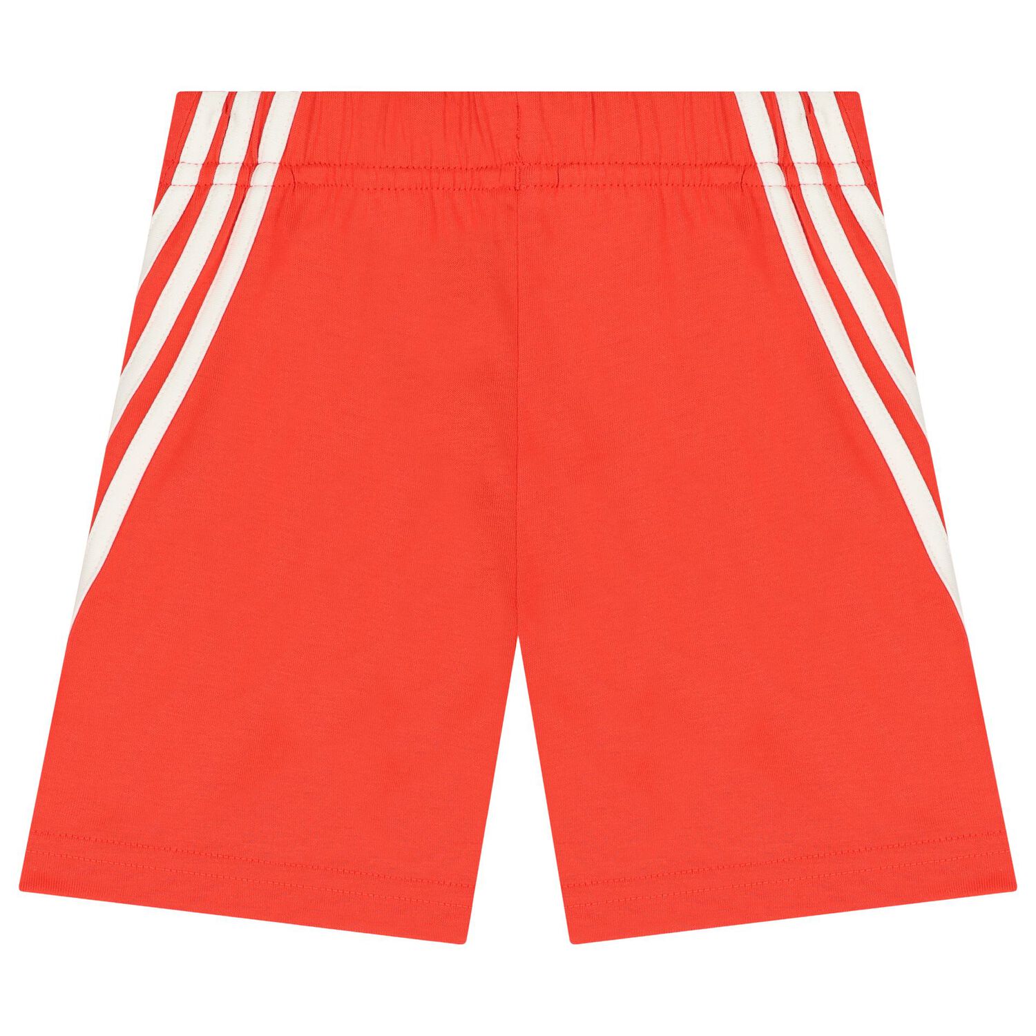 Ivory & Red Mickey Mouse Logo Shorts Set, 2, hi-res