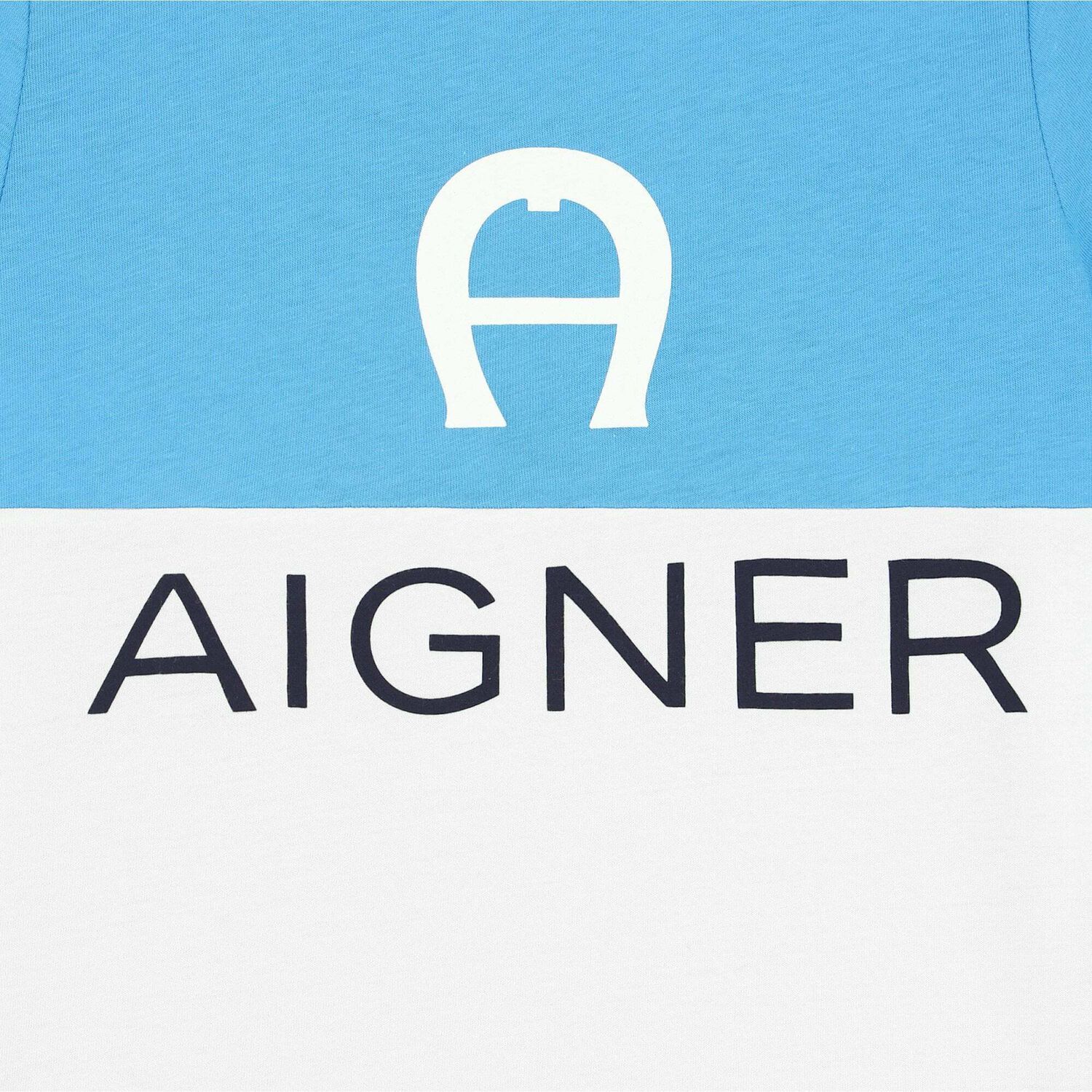 تيشيرت بالشعار باللون الازرق والابيض للاولاد, 3, hi-res