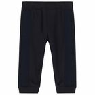 Younger Boys Navy Logo Tracksuit, 1, hi-res