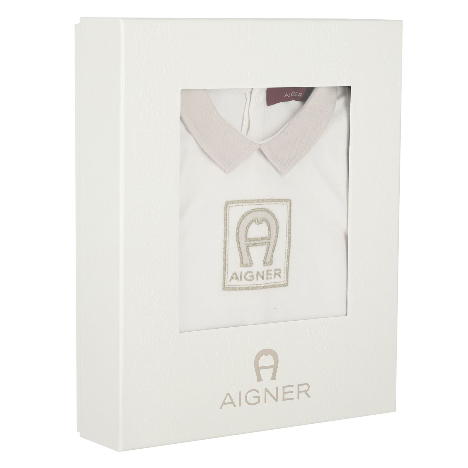 Ivory & Gold Babygrow, Hat & Bib Gift Set, 1, hi-res image number null