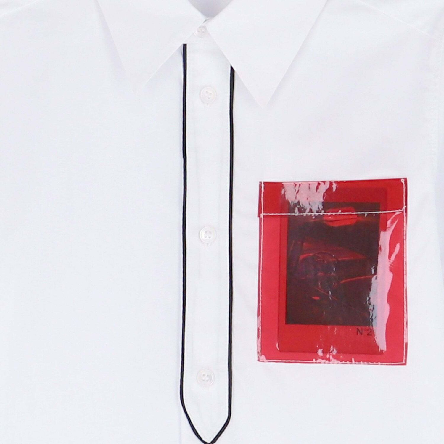 قميص قطن باللون الابيض للاولاد , 1, hi-res image number null