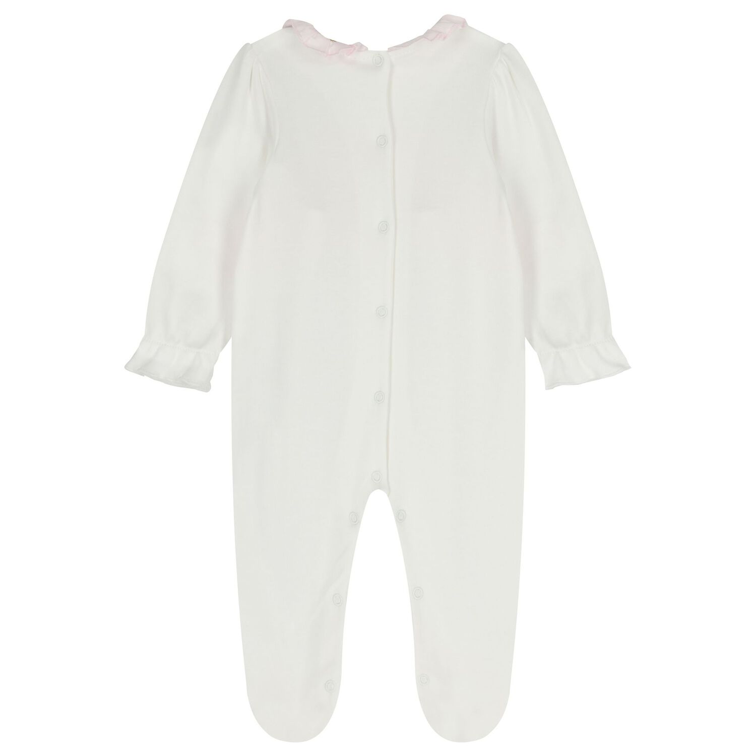 طقم أفرولبنات من الدانتيل والتول باللون الوردي والعاجي مع ربطة رأس, 1, hi-res