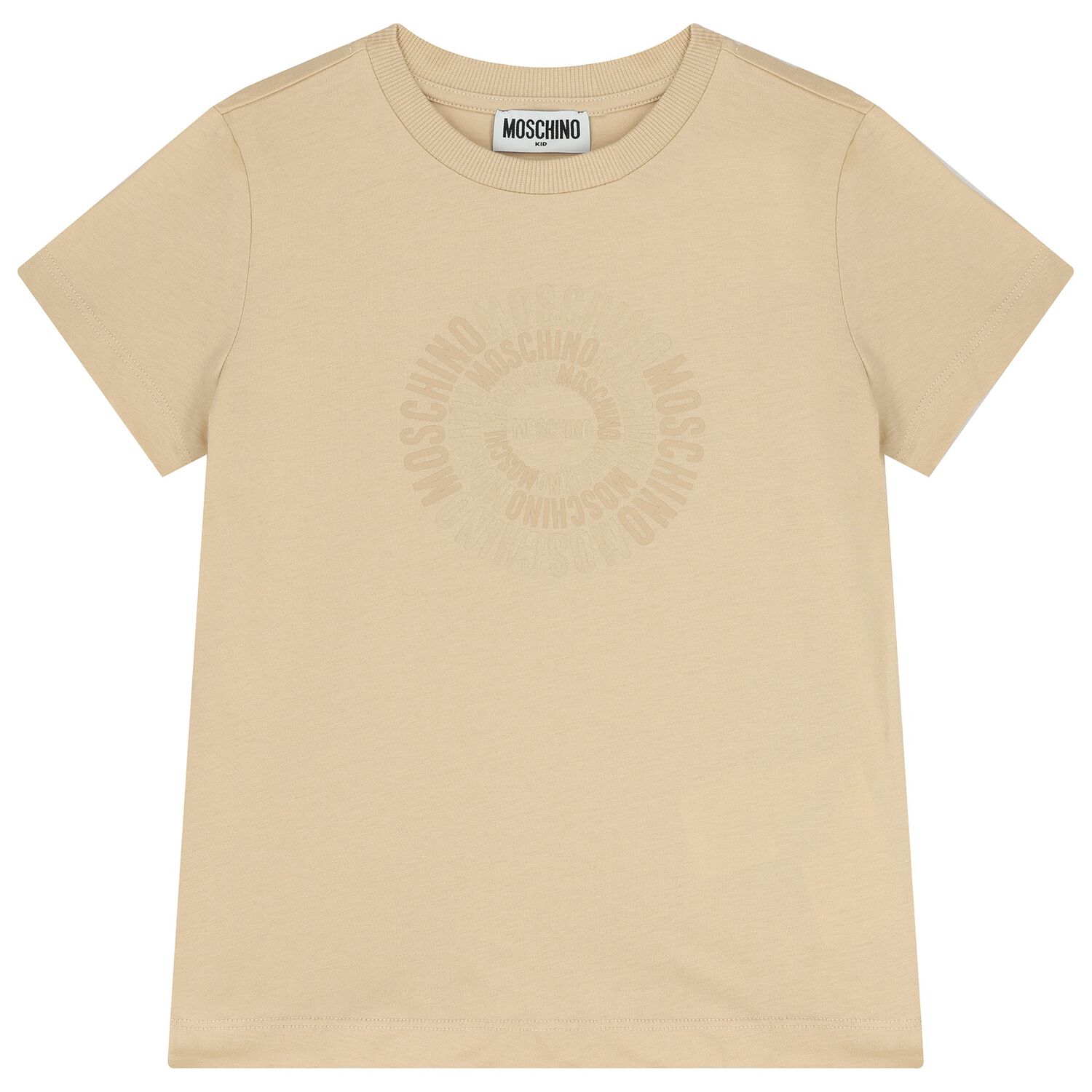 Beige Logo T-Shirt , 1, hi-res
