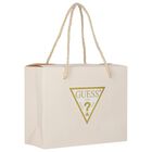 Baby Boys Ivory Logo Romper, 1, hi-res