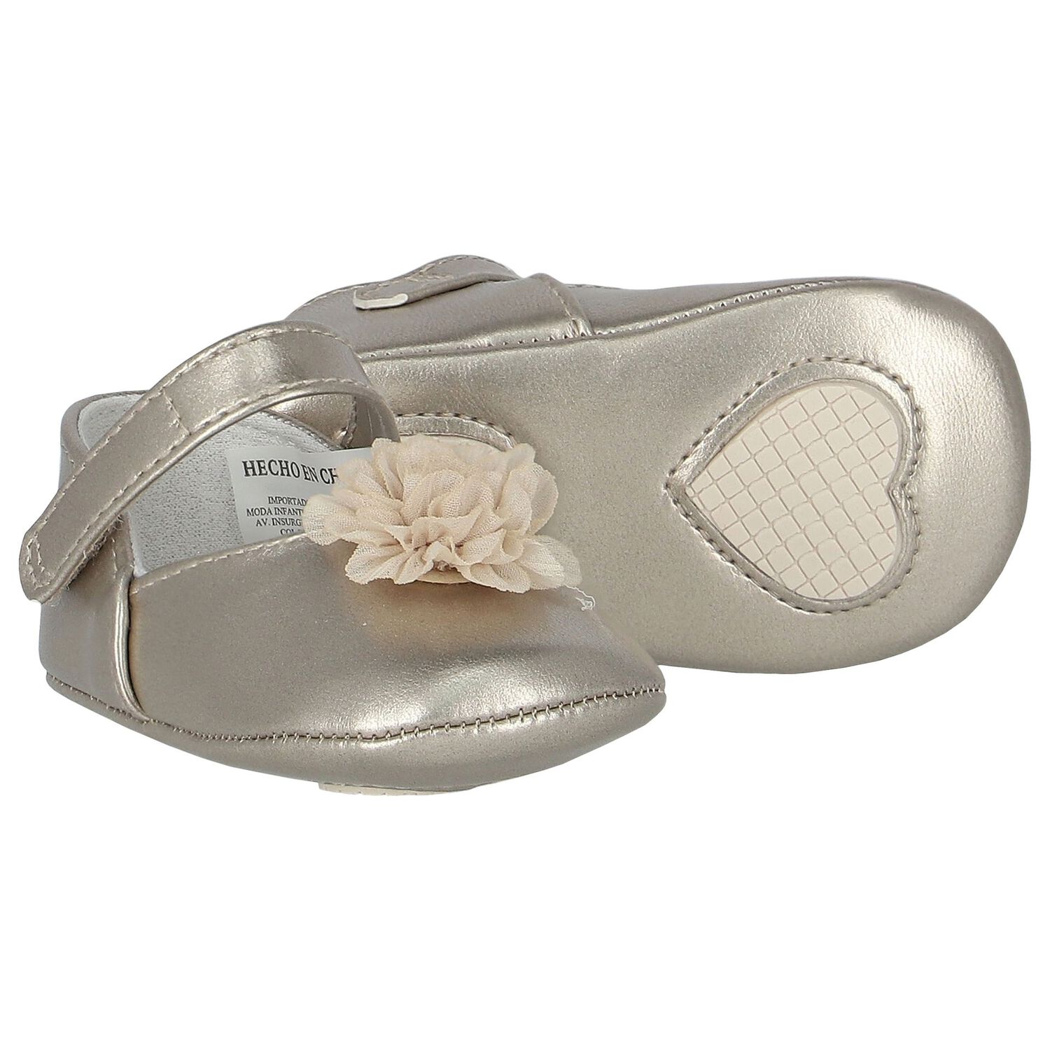 Baby Girls Metallic Pre Walker Shoes, 2, hi-res