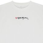 Girls White Logo T-Shirt, 1, hi-res