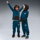 Boys Blue Logo Joggers, 1, hi-res