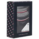 Boys Black & Grey Cotton Logo T-Shirts ( 2-Pack ), 3, hi-res