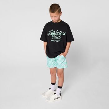 Boys Black Logo T-Shirt