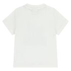  Younger Boys White & Black Logo Shorts Set, 1, hi-res