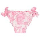 بيكيني بنقشة الغابة باللونين الوردي و الابيض للبنات , 1, hi-res