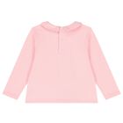 طقم تنورة بنات دنيم باللون الوردى و الأزرق, 1, hi-res