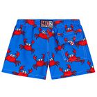 شورت سباحة أولاد بطبعة سرطان البحر باللون الأزرق, 1, hi-res
